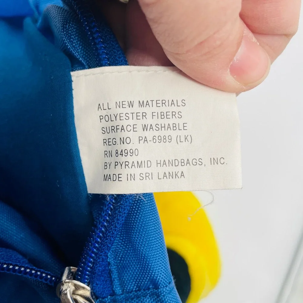 Vtg Disney Mickey Stuff‎ for Kids Stuffed Animal Backpack Blue 90s Kidcore 18